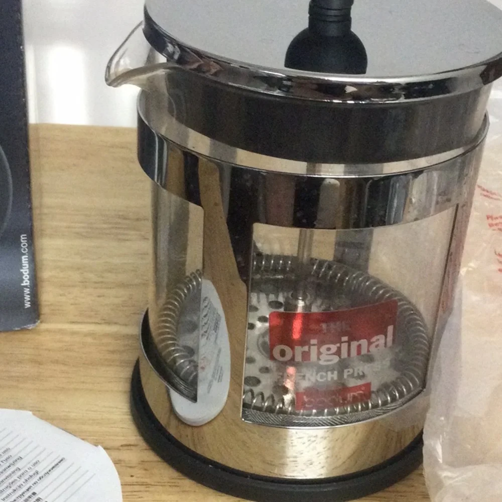 🌞 Bodum Kenya French Press Coffee Maker Makes 4 Cups of Coffee in boxes